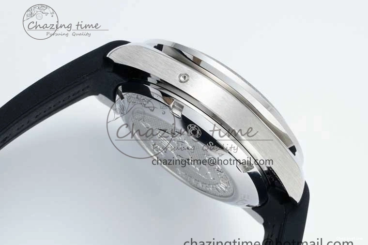 0111 Breathable Speedmaster Racing Master SS HKF Best Edition White Dial on Black Rubber Strap A 7815